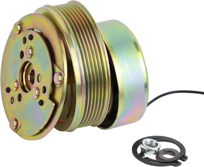 ACTECMAX AC Compressor Clutch Assembly Kit for SD 508 5H14 6PK 12V Serpentine Belt - Image 1